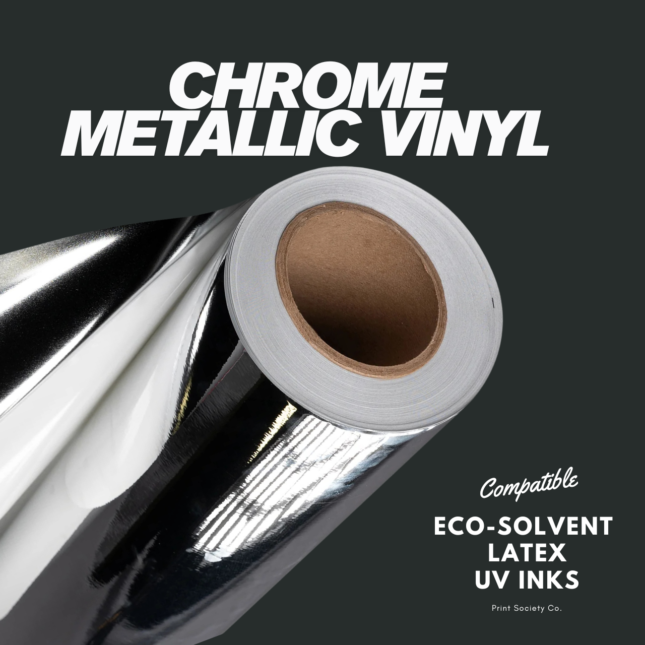 SOCIETY® PS-CHROME 4MIL GHROME METALLIC VINYL